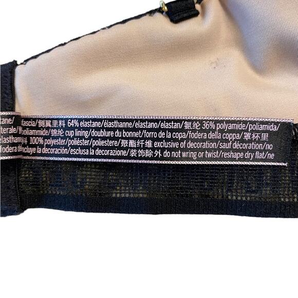 Victoria’s Secret Very Sexy Push Up Bra Black Lace 34D - Picture 5 of 8